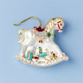 2025 Blown Glass Baby's 1st Rocking Horse Ornament