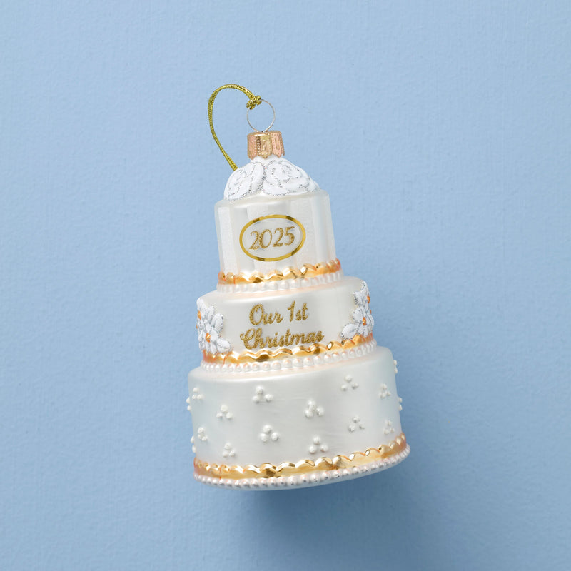 2025 Blown Glass Our 1st Christmas Ornament