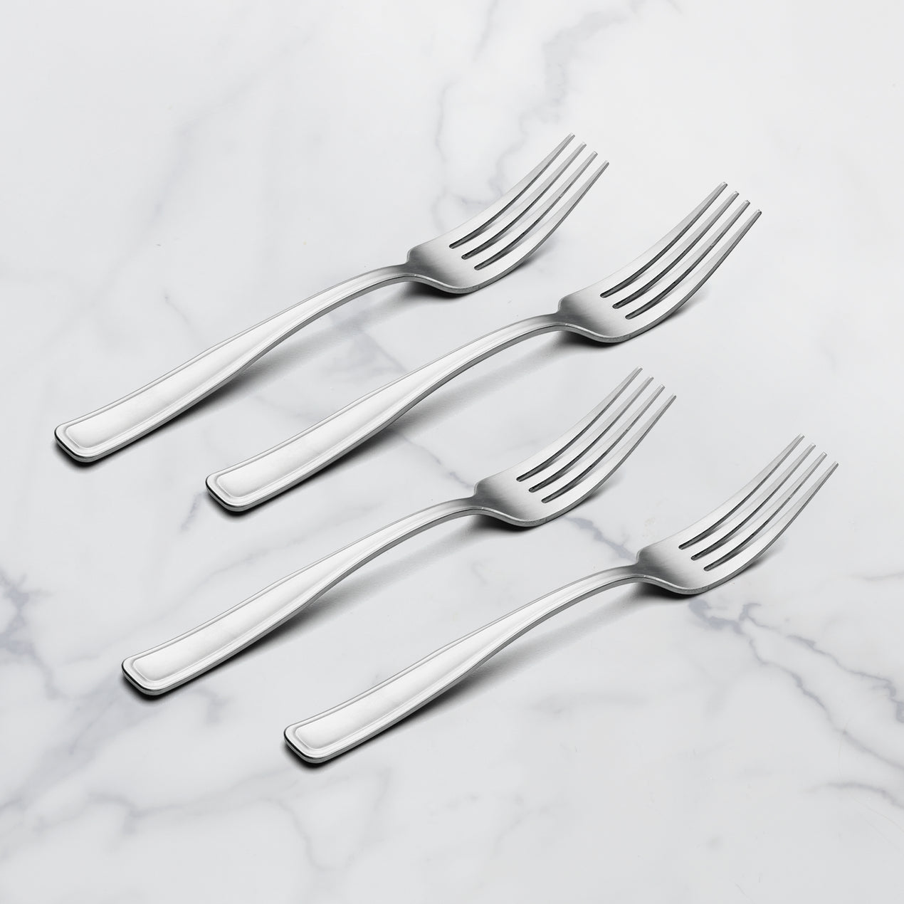 cambridge silversmiths Reid Satin Salad Forks Set of 4