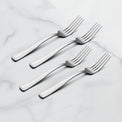 Reid Satin Dinner Forks, Set of 4