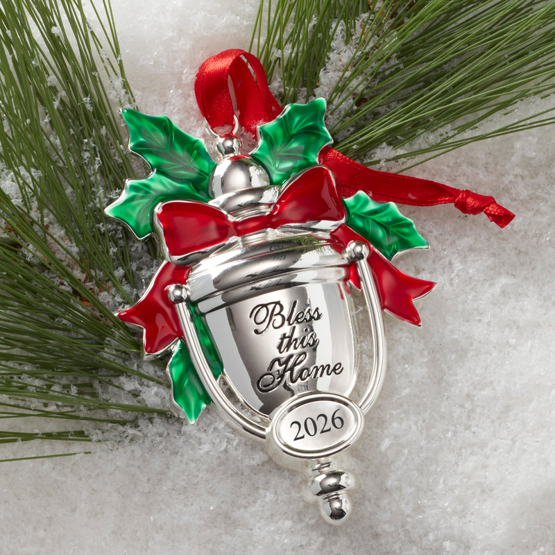 2026 Bless This Home Mtl Ornament