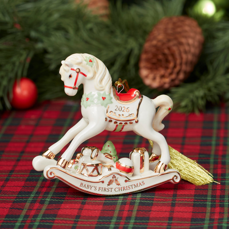 2026 Vintage Rocking Horse Ornament