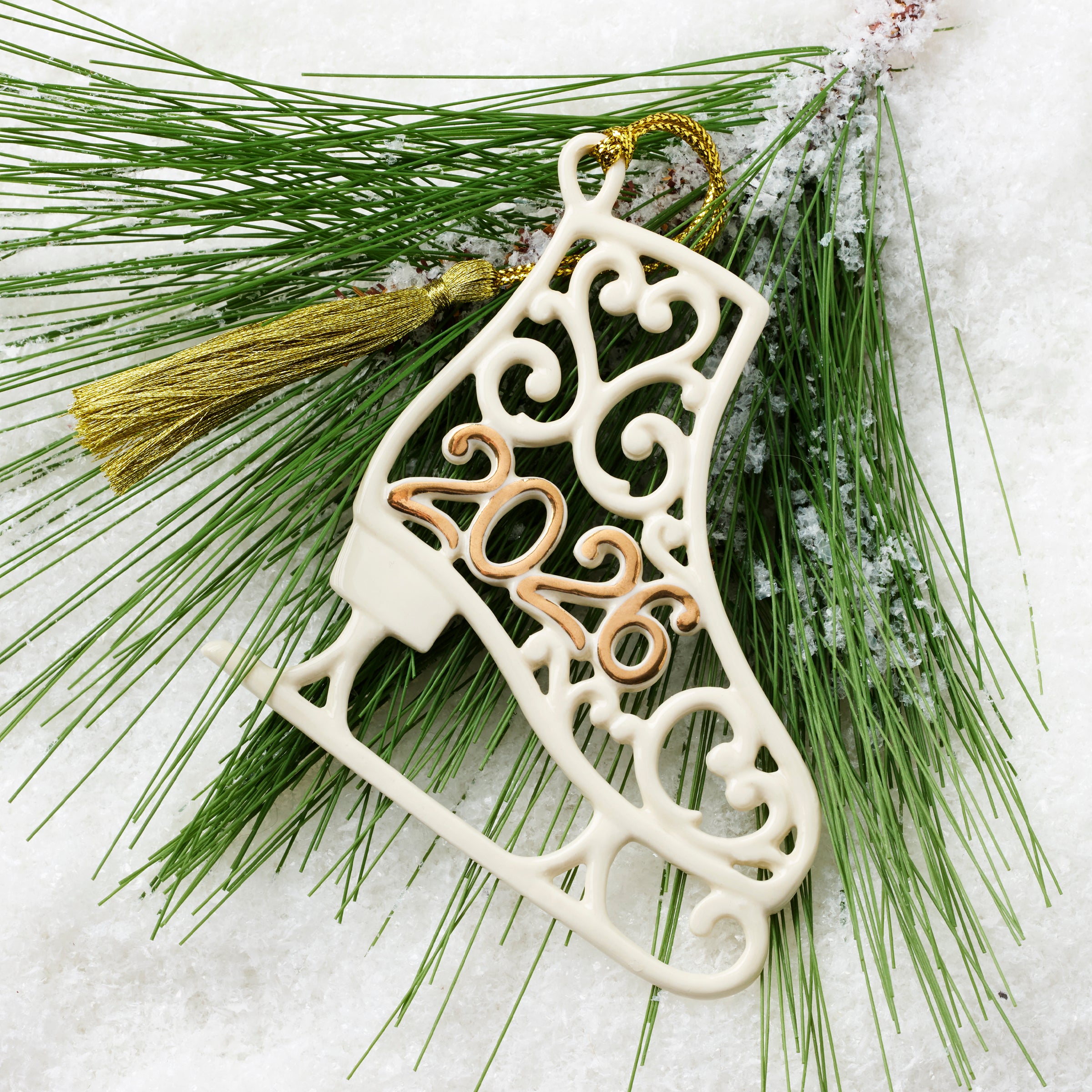 2026 A Year To Remember Skate Ornament – Lenox Corporation