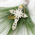 2026 Snow Fantasies Cross Ornament