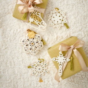 2026 Snow Fantasies Cross Ornament
