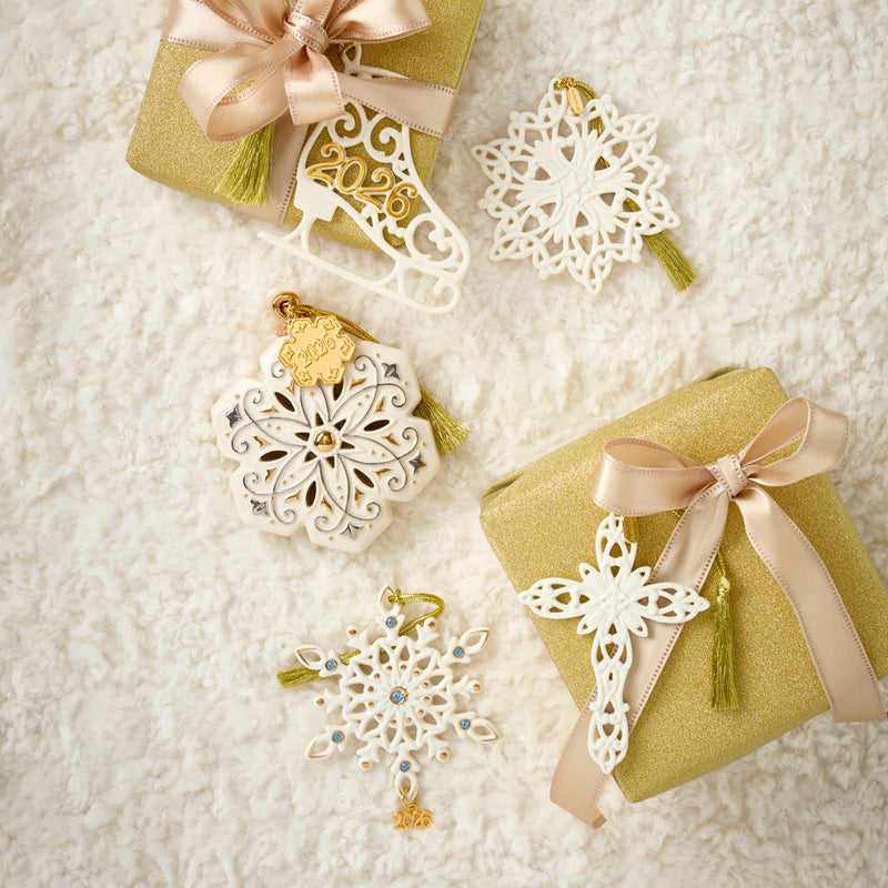 2026 Snow Fantasies Cross Ornament