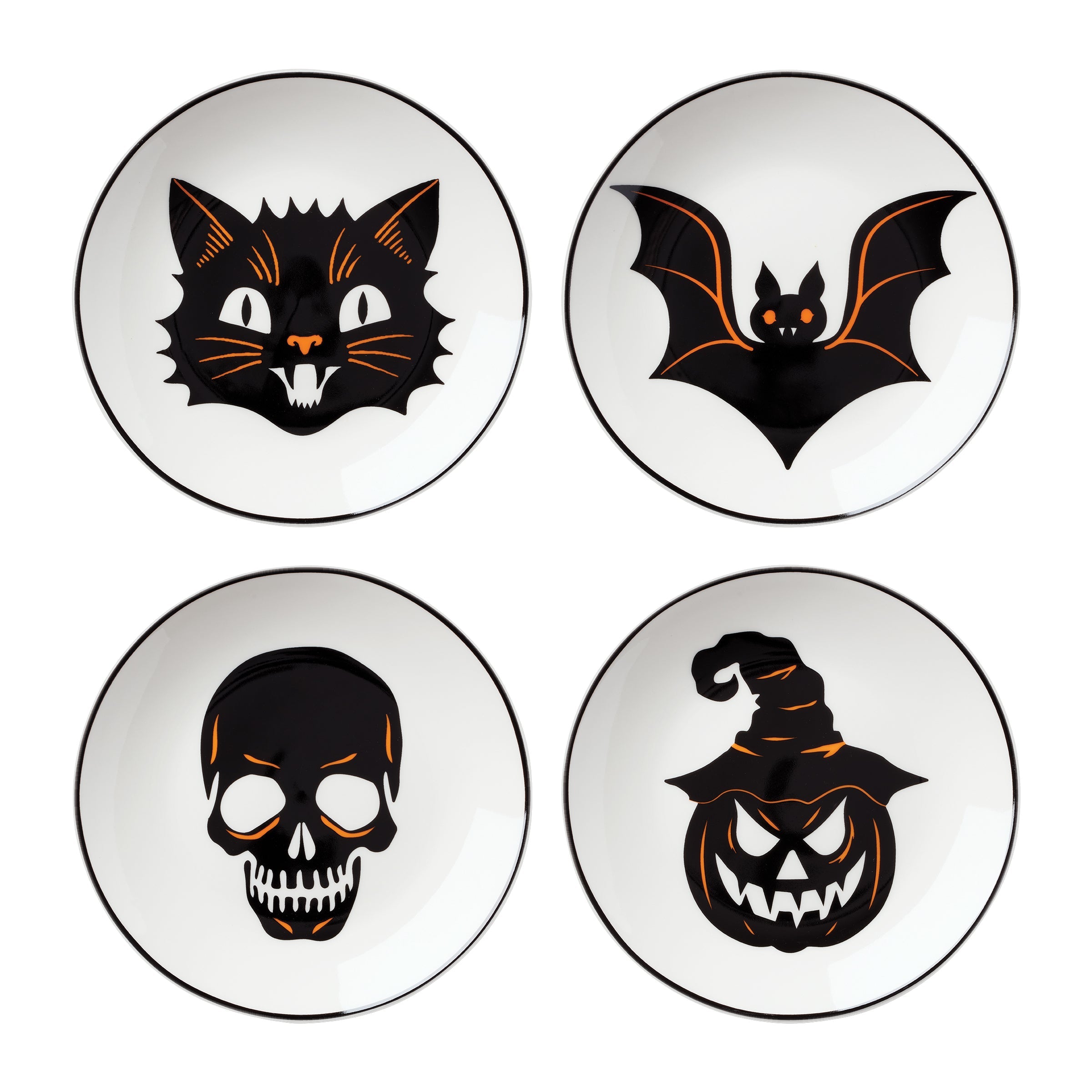Vintro Halloween Tidbit Plates, Set of 4 – Lenox Corporation