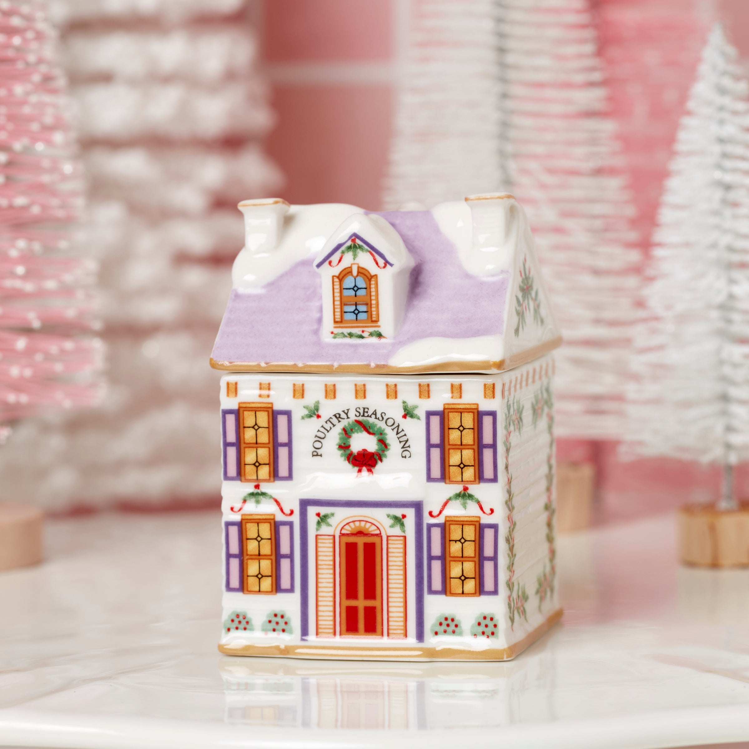 Lenox Spice Village 6-Piece Christmas Spice Jar Set – Lenox