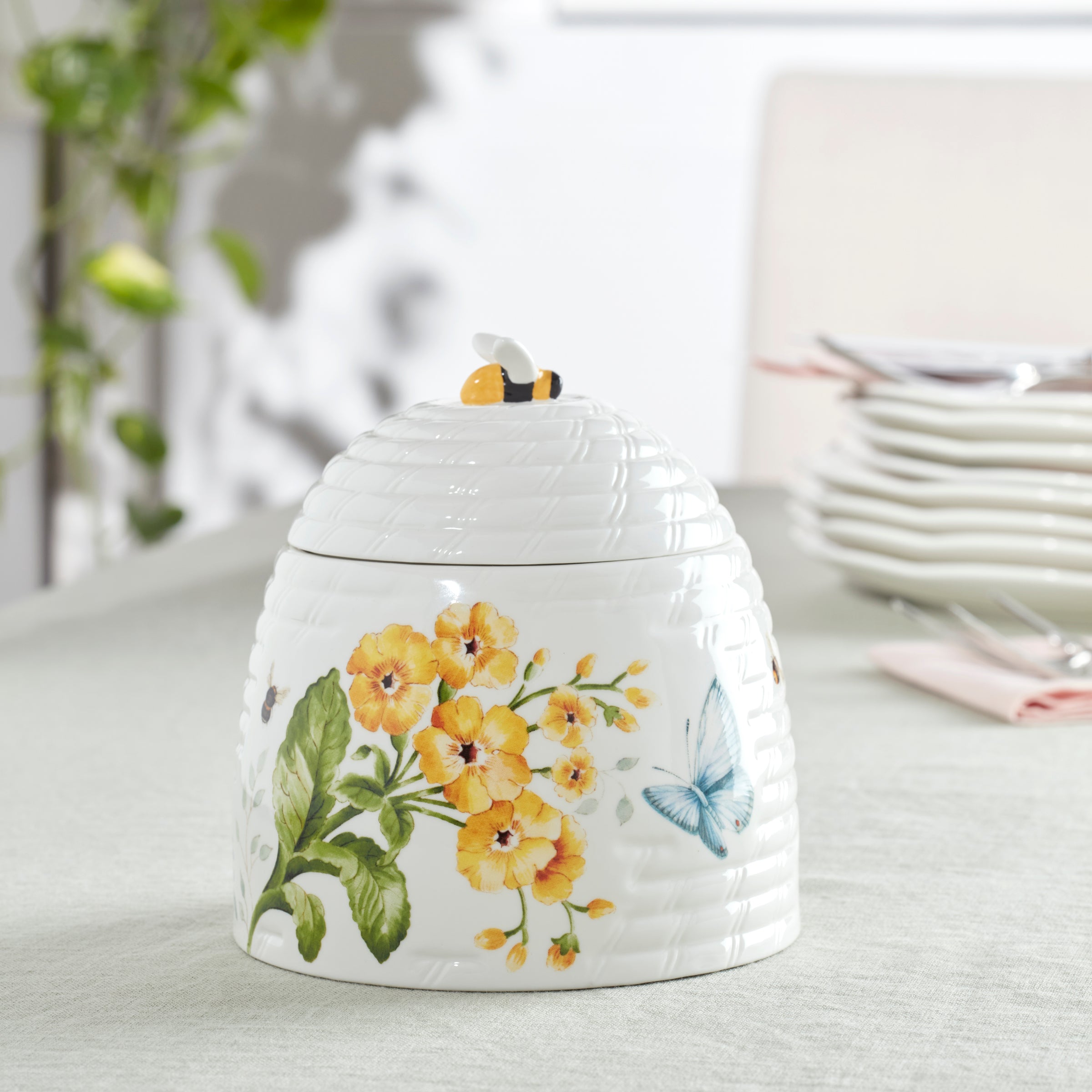 Butterfly Meadow Honeycomb Candy Jar – Lenox Corporation