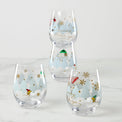 Snoopy Skating Christmas Tumblers, Set of 4