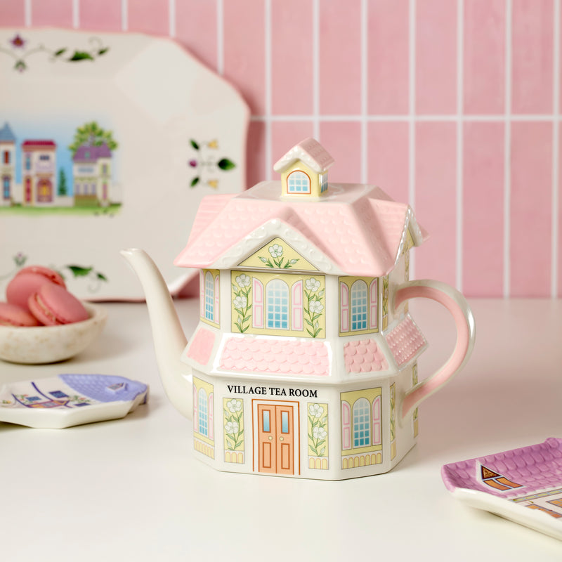 DTOC Lenox Village Teapot