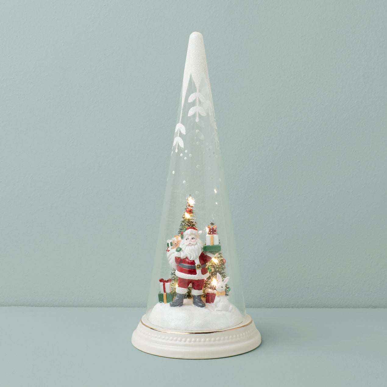 Merry & Magical Lit Santa With Gifts Figurine