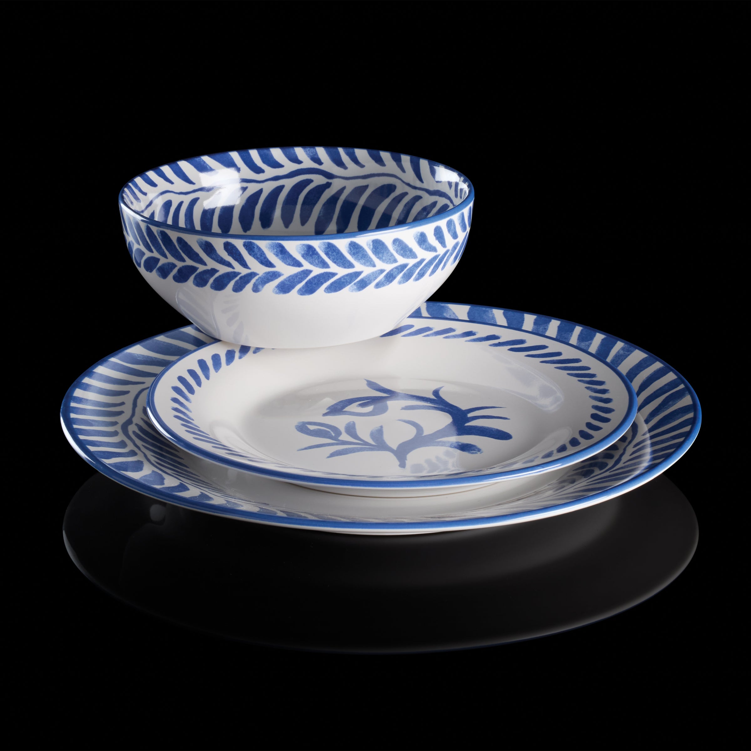 Solear Blue 12-Piece Dinnerware Set – Lenox Corporation