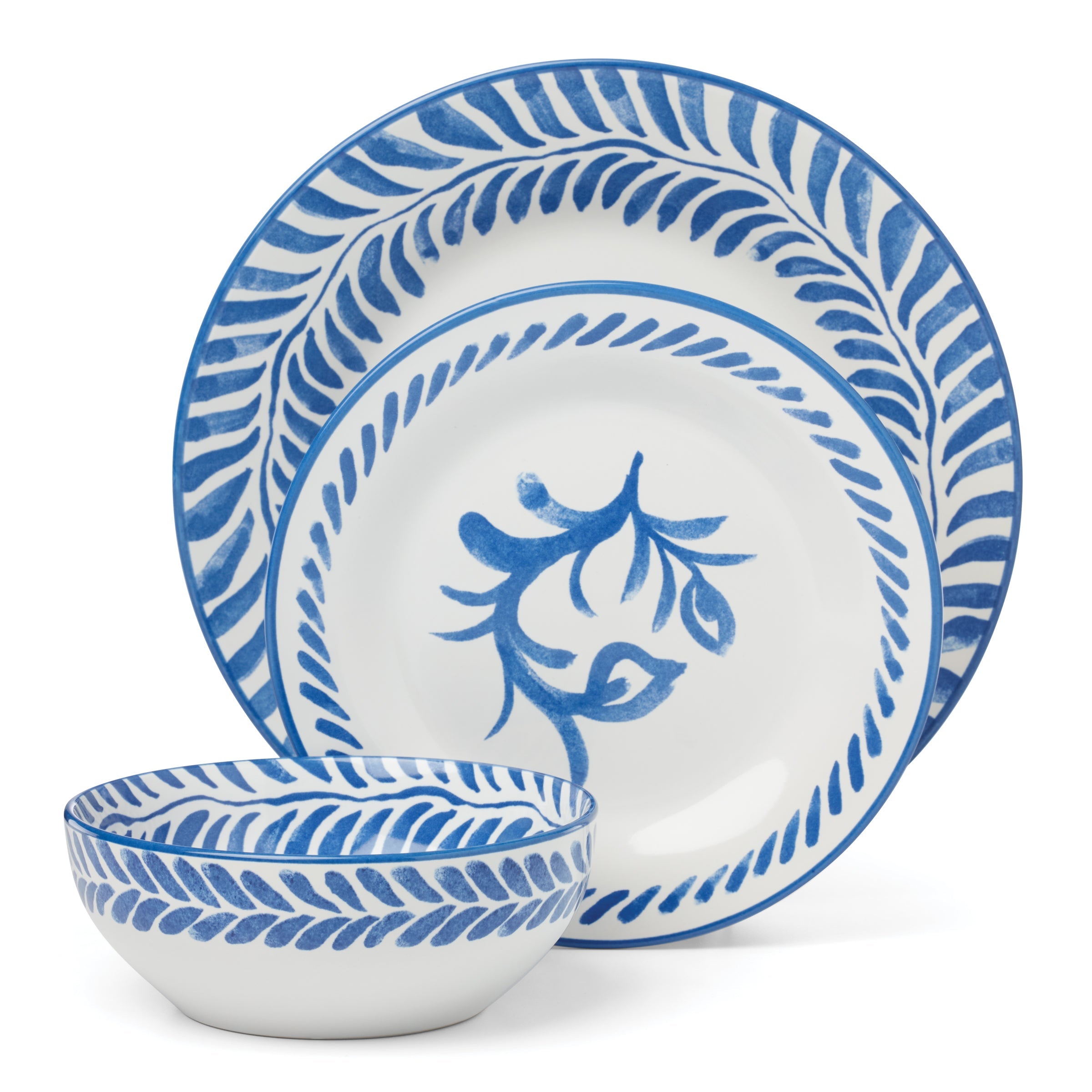 Solear Blue 12-Piece Dinnerware Set – Lenox Corporation