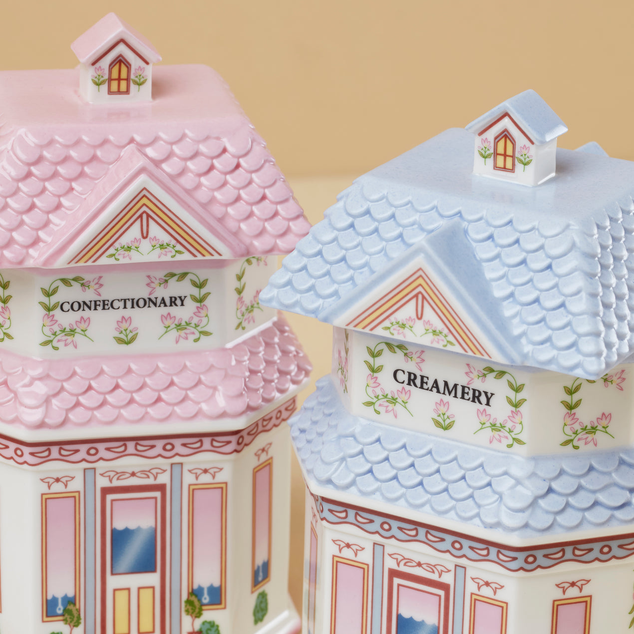 DTOC Lenox Village Sugar & Creamer