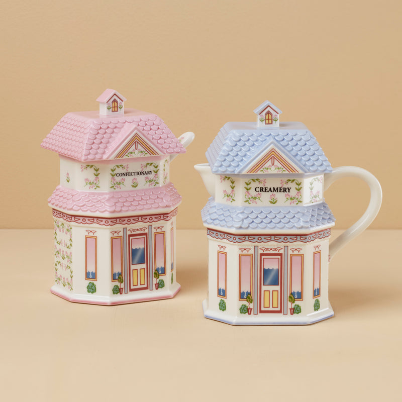 DTOC Lenox Village Sugar & Creamer