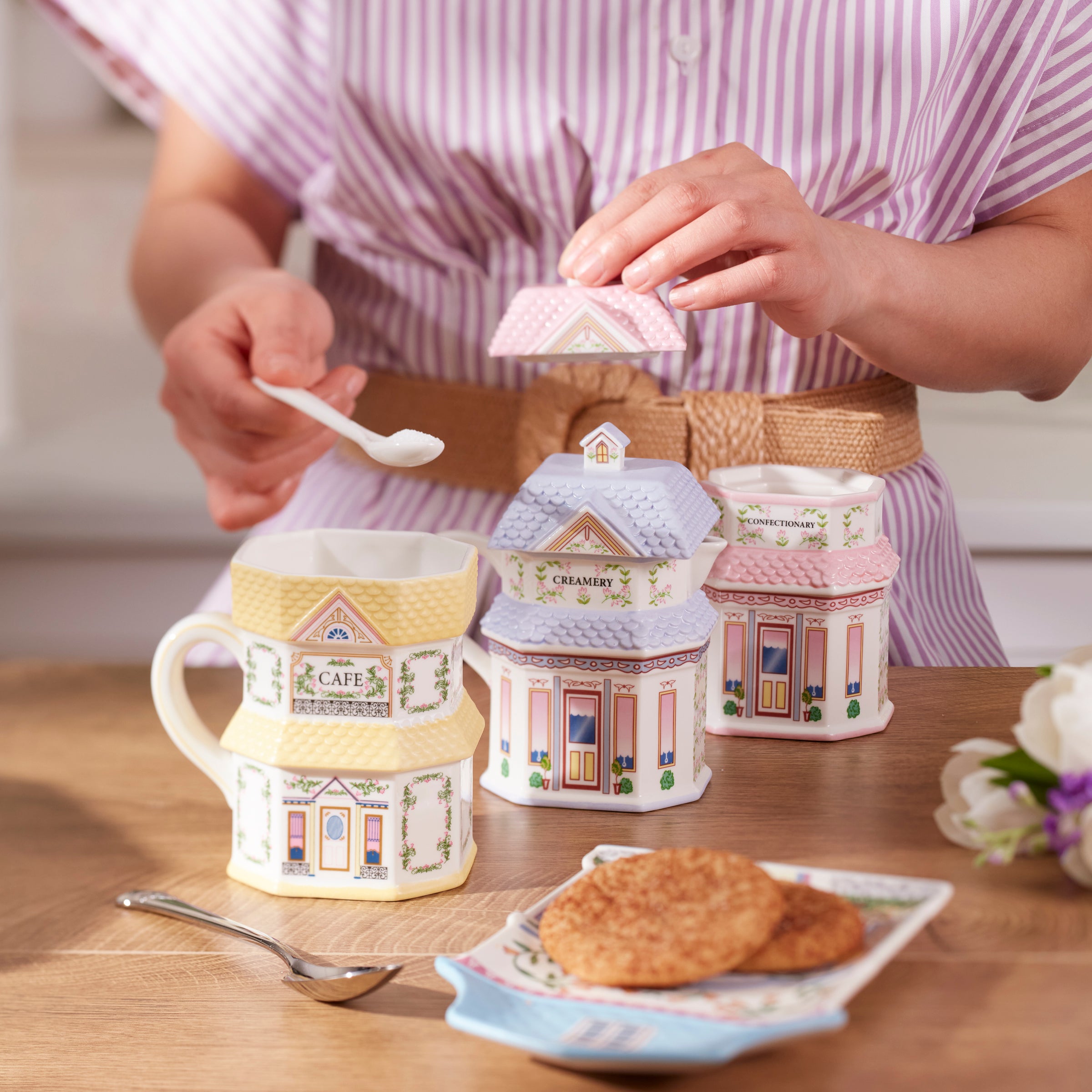 Lenox Spice Village Sugar & Creamer Set – Lenox Corporation