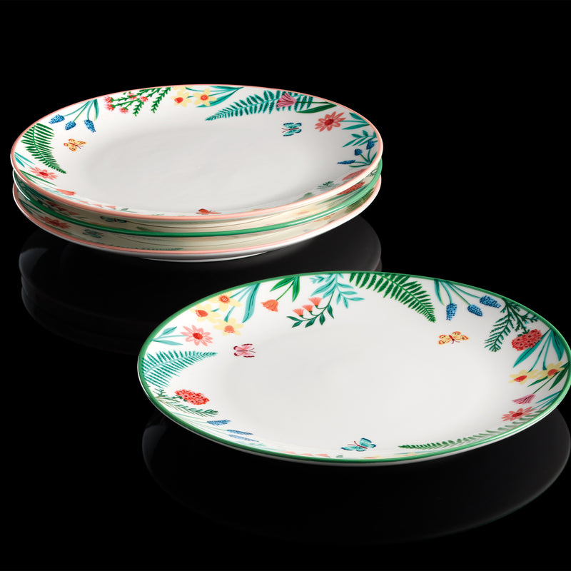 First Blooms Accent Plates S/4