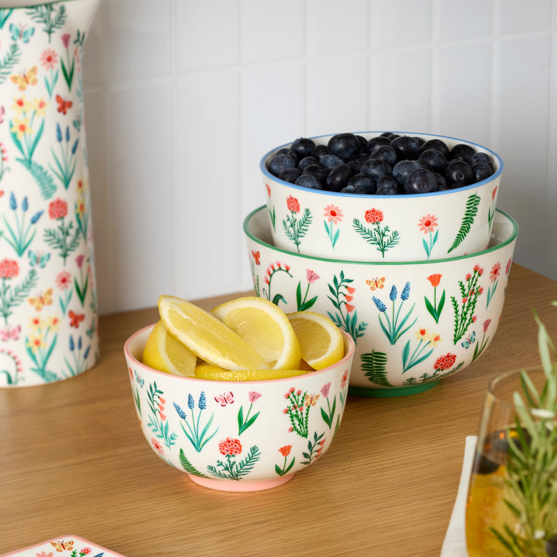 First Blooms Nesting Bowls S/3