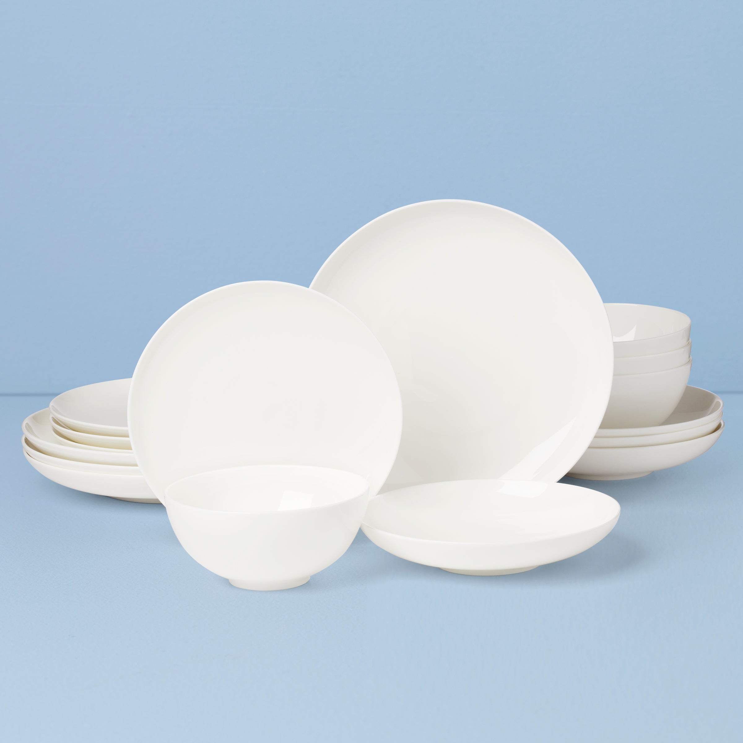 Studio 1414 Rimmed 16-Piece Dinnerware Set – Lenox Corporation