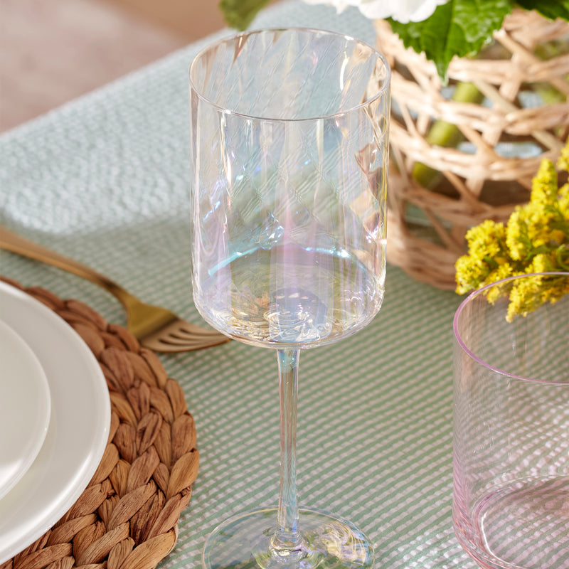 Tuscany Classics Iridescent White Wine Glasses, Set of 4  Lenox Corporation