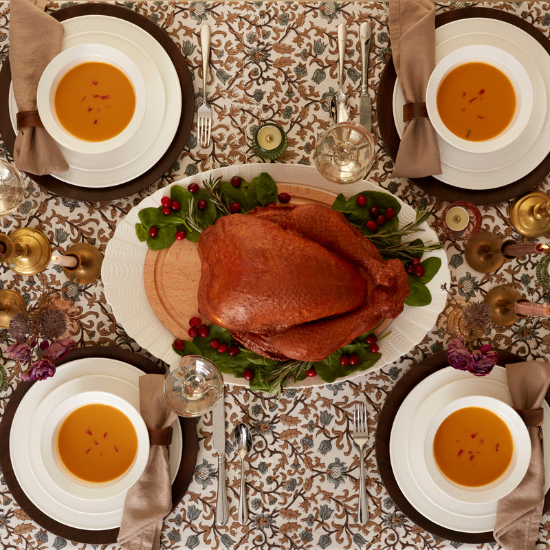 Harvest 4-Piece Turkey Platter & Carving Set