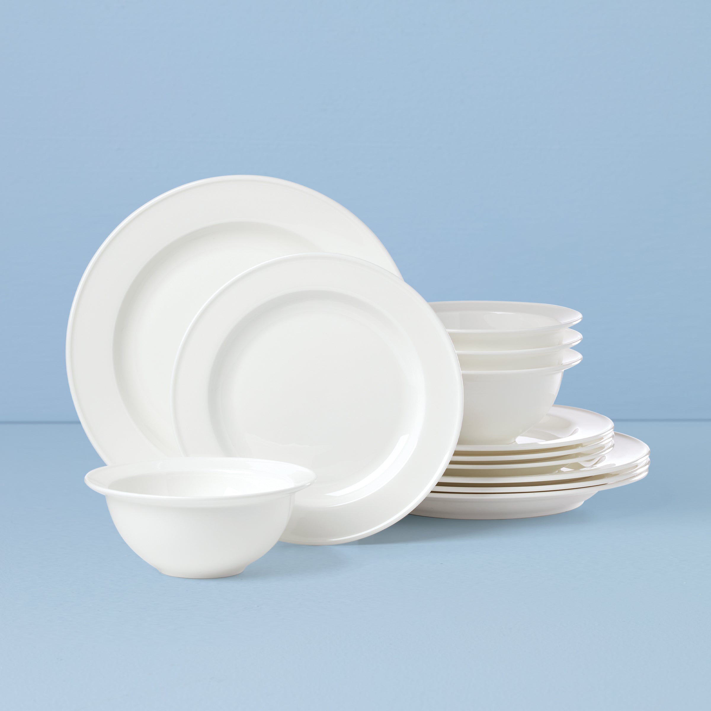 Studio 1414 Rimmed 12-Piece Dinnerware Set – Lenox Corporation