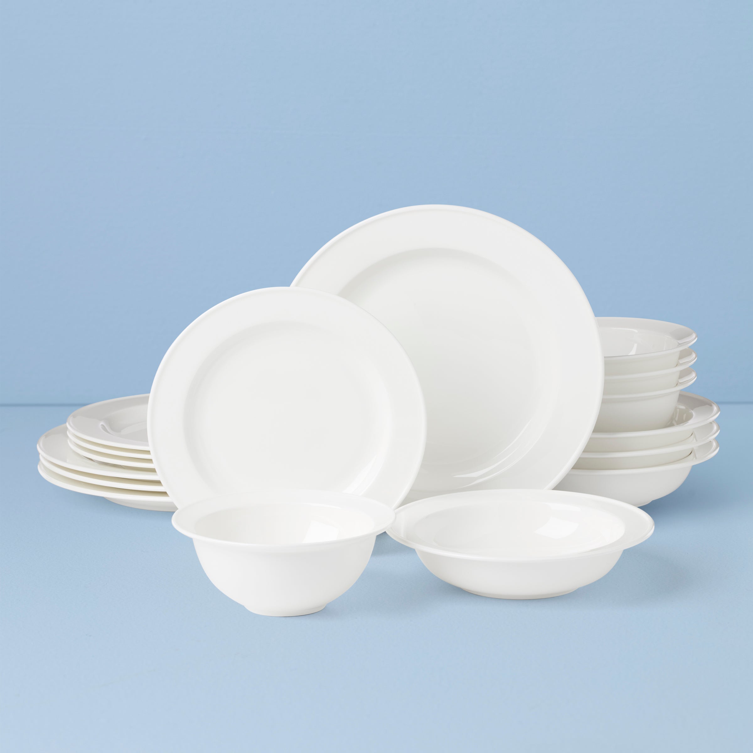 Studio 1414 Rimmed 16-Piece Dinnerware Set – Lenox Corporation