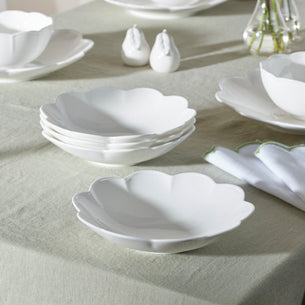 Studio 1414 Scallop 16-Piece Dinnerware Set