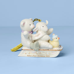 A teddy bear riding on a horse