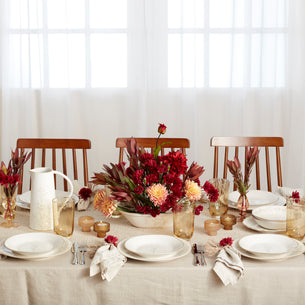 Homespun Amber Tall Tumbler - Set Of 4