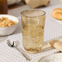 HOMESPUN AMBER TALL TUMBLER S/4