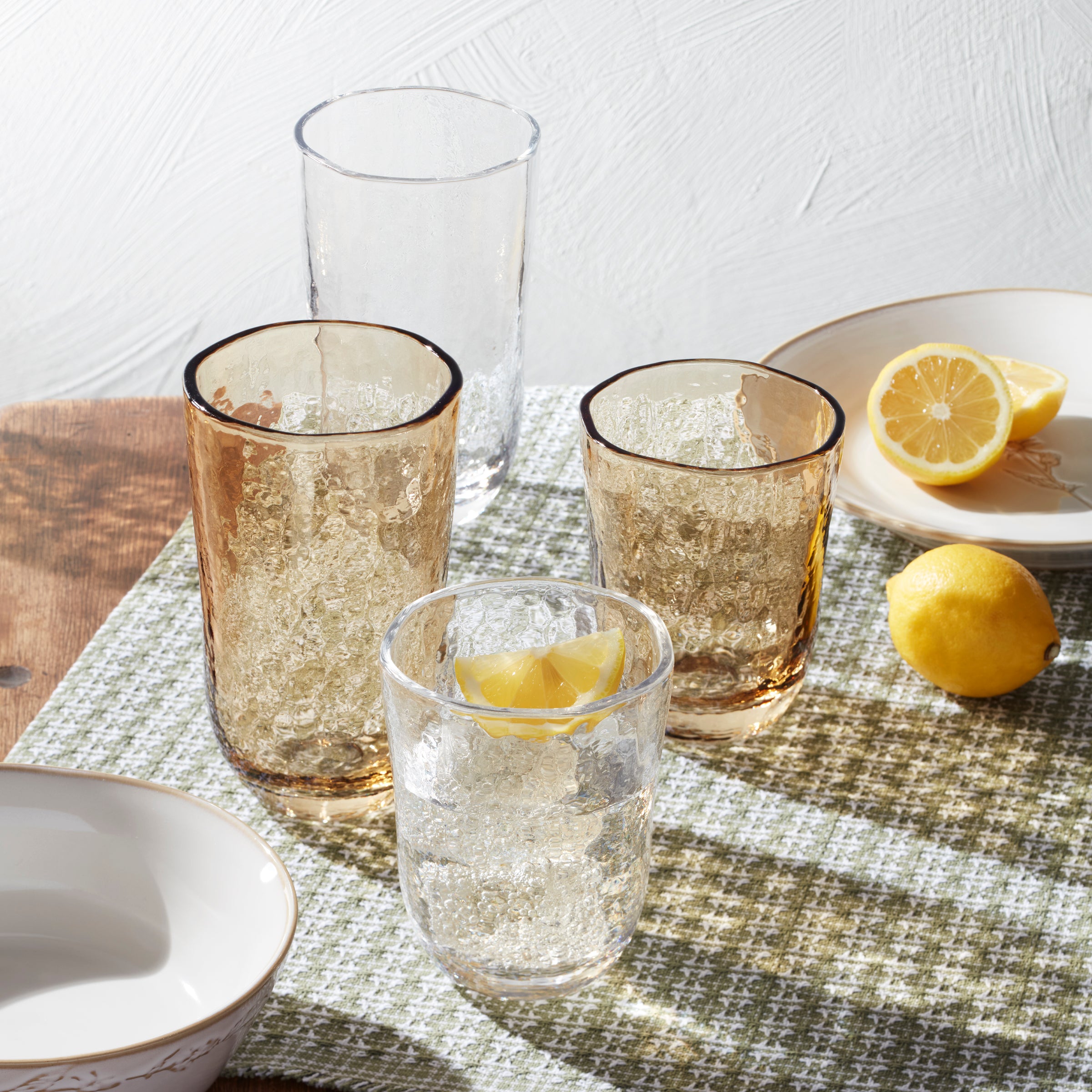 Homespun Amber Tall Tumbler - Set Of 4 – Lenox Corporation