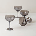 Curva Luxe Coupe Glasses, Set of 4