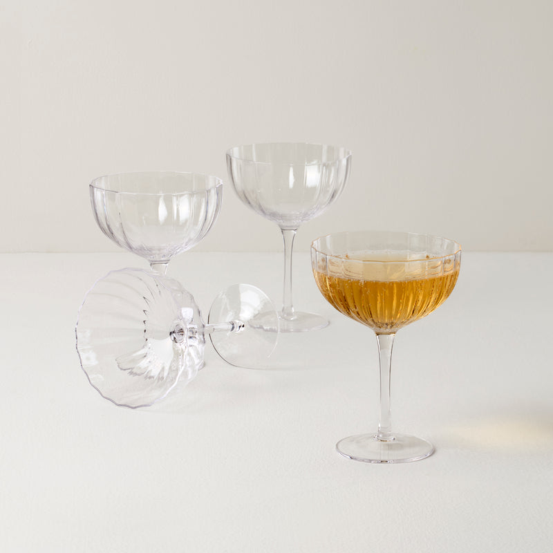 Curva Coupe Glasses, Set of 4