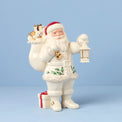 Santa with Lantern Figurine