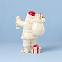 Santa with Lantern Figurine