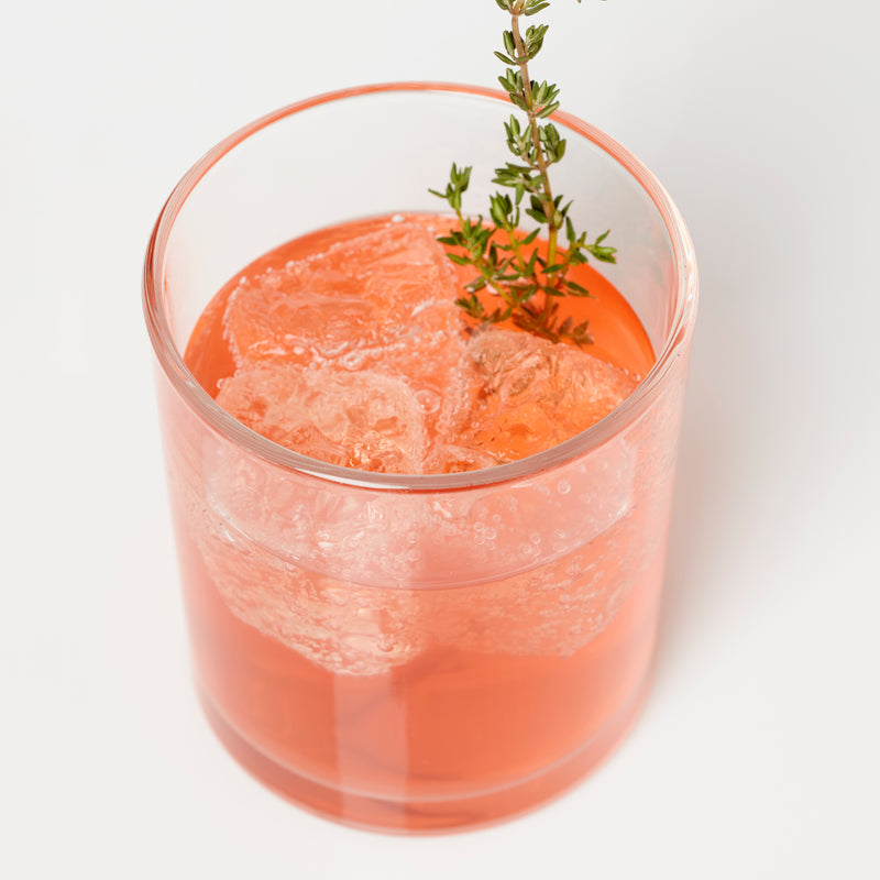 24 Seven Clear Medium Tumbler, S/6