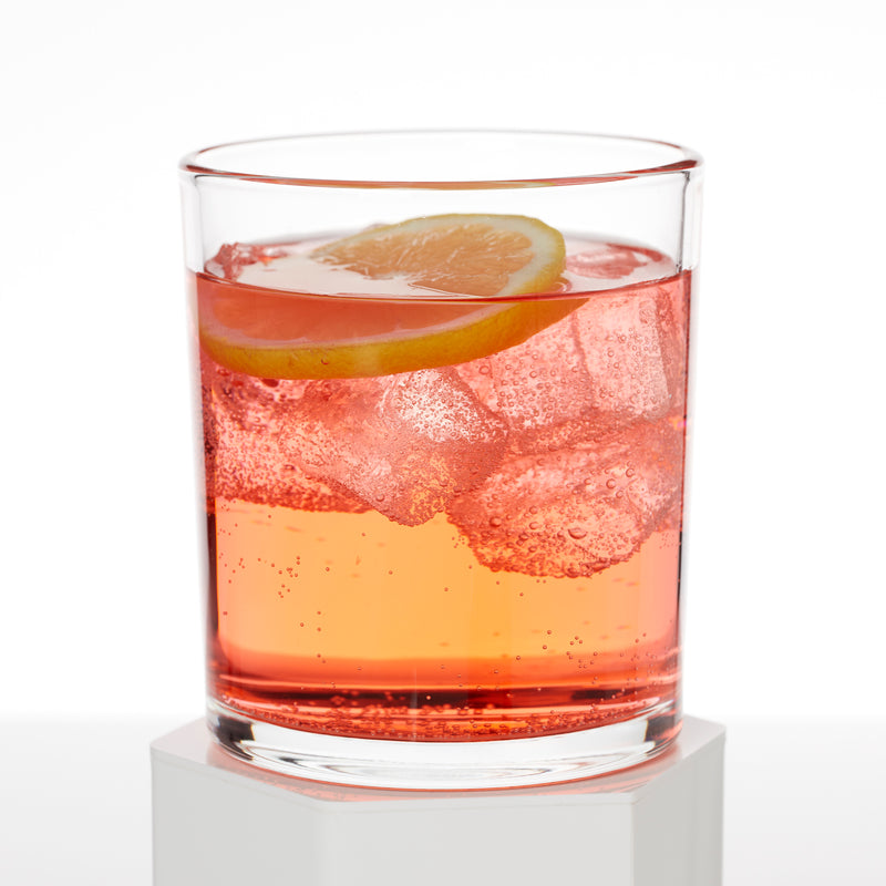 24 Seven Clear Medium Tumbler, S/6