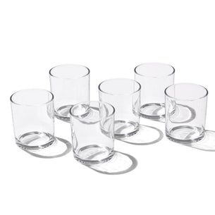 24 Seven Clear Medium Tumblers, Set of 6