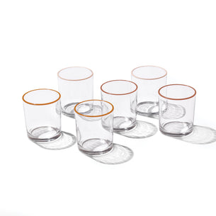 24 Seven Sunbaked 6-Piece Medium Tumbler Set