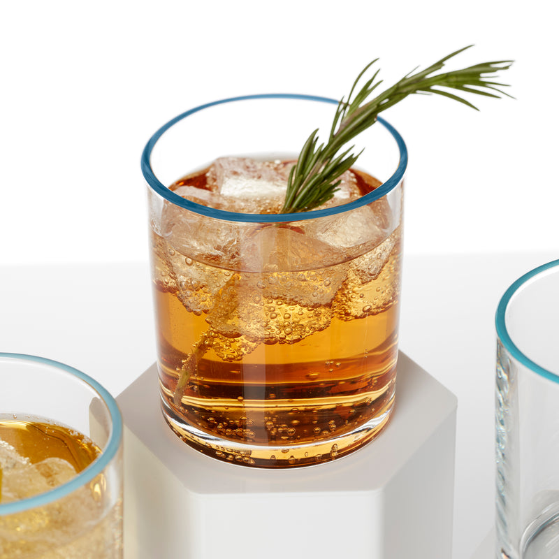 24 Seven Turquoise Medium Tumbler, S/6