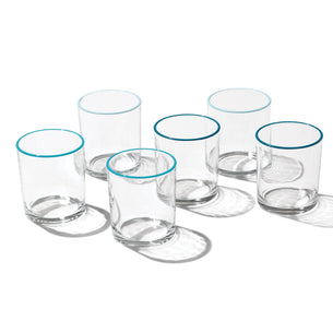 24 Seven Turquoise 6-Piece Medium Tumbler Set