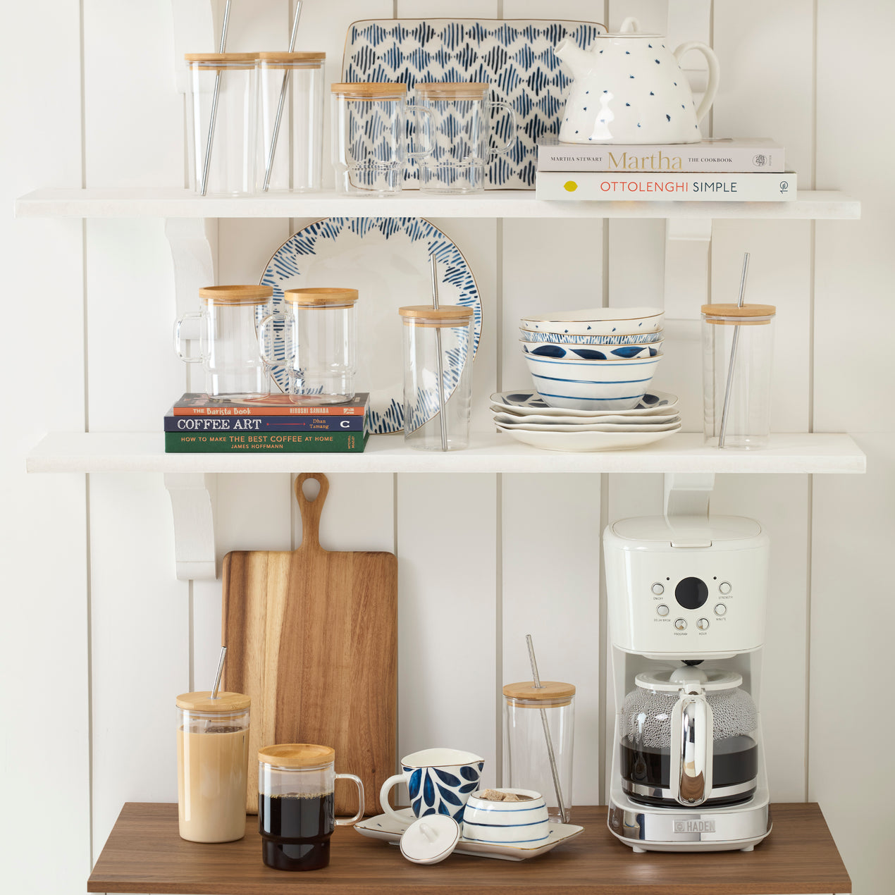 Blue Bay 9-Piece Tea Set