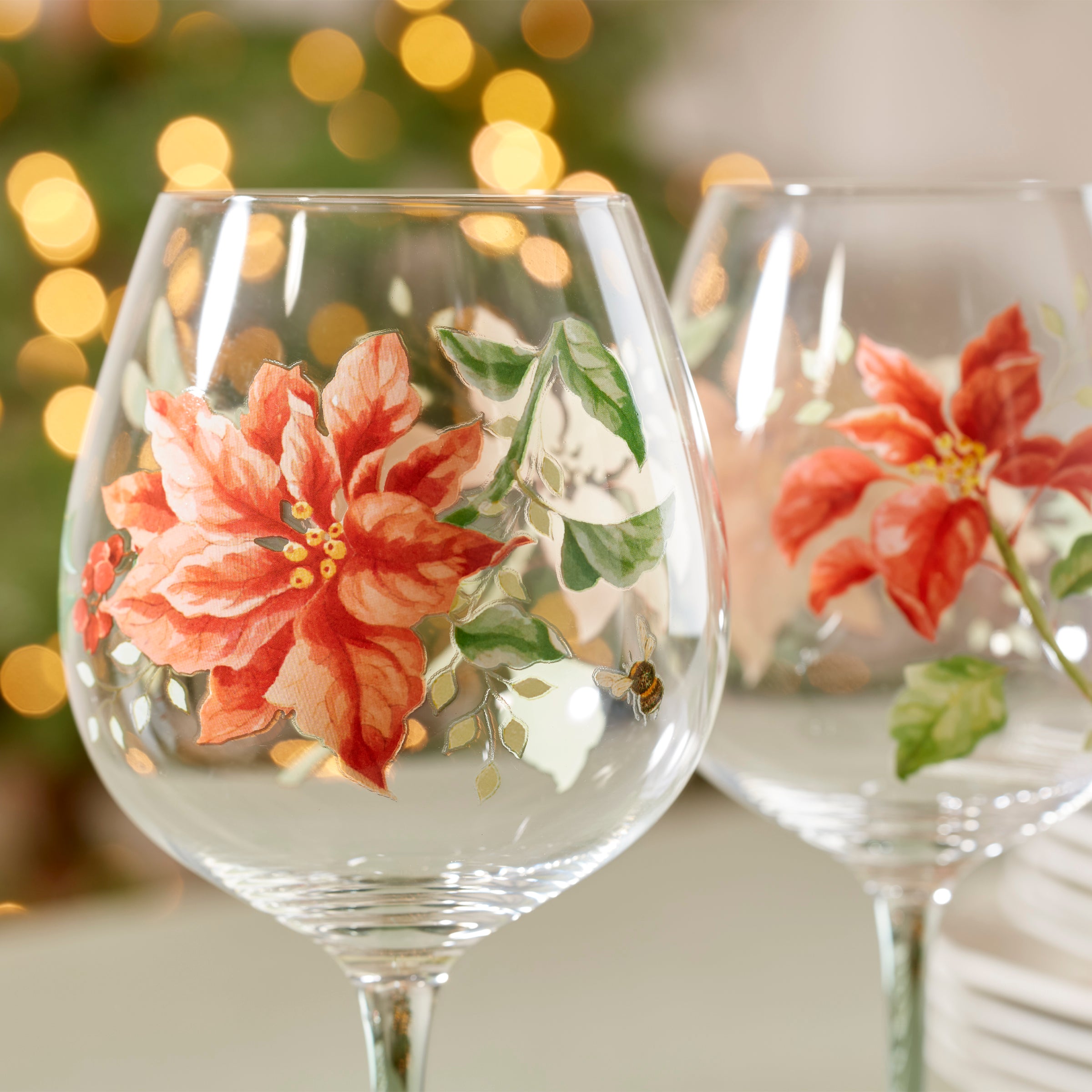 Butterfly Meadow Holiday Balloon Glasses, Set of 4 – Lenox Corporation