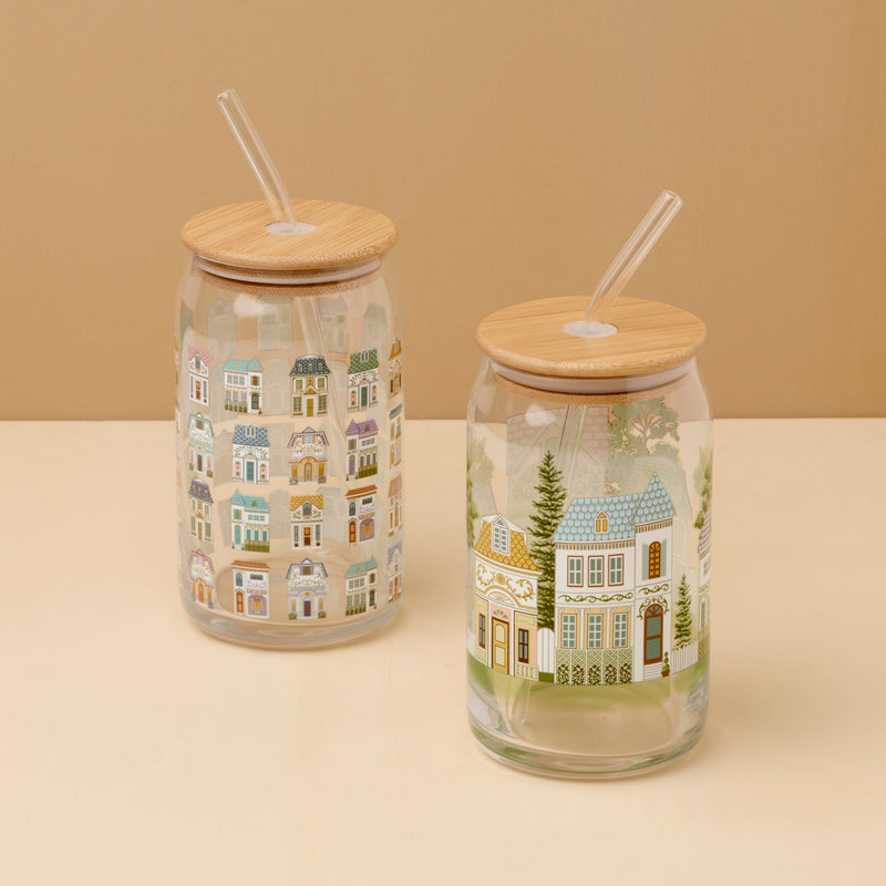 DT0C Lenox Village 2 pc Cooler-Purp/Ylw