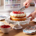 DTOC Lenox Village Cake Plate