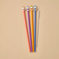 Lenox Spice Village House Caps & Straws, Set of 4