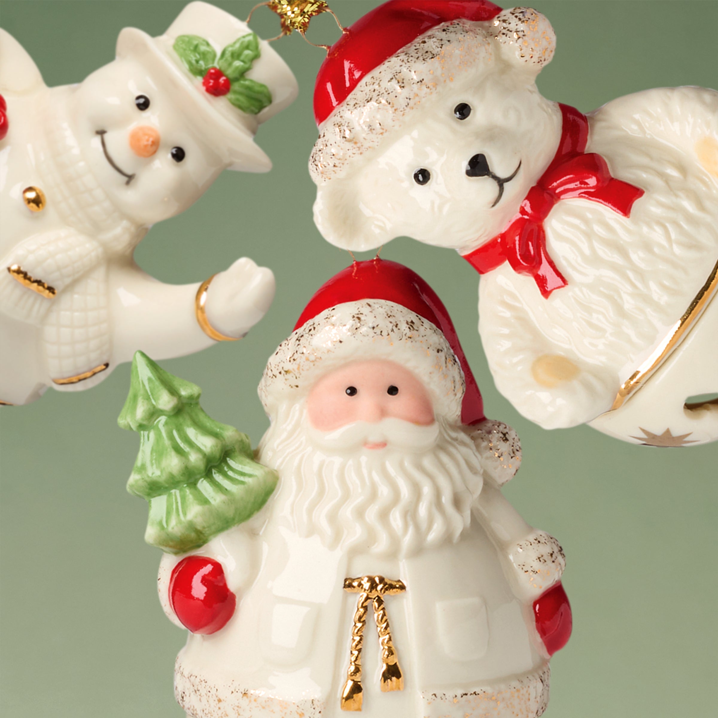 Jingle Bell Ornaments, Set of 3 – Lenox Corporation