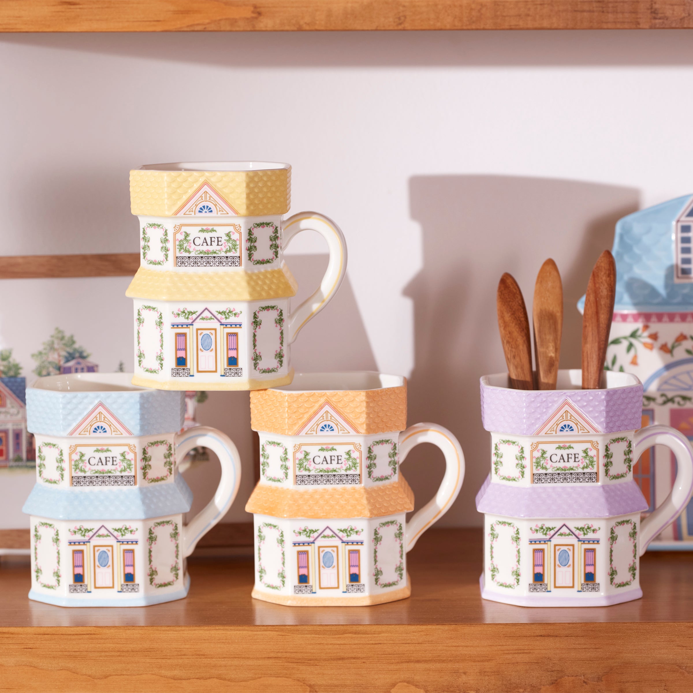 Lenox Spice Village Mugs, Set of 4 – Lenox Corporation Lenox Spice Village Mugs, Set of 4 – Lenox Corporation